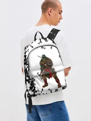 Рюкзак джинсовый / ASSASSINS CREED VALHALLA