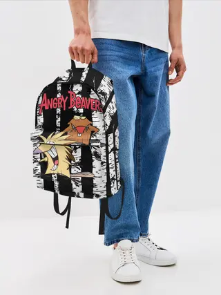 Рюкзак джинсовый / Крутые Бобры