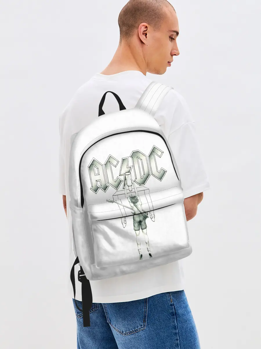 Рюкзак джинсовый / Flick of the Switch AC/DC