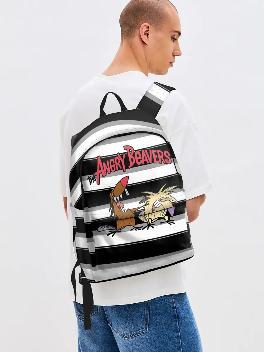 Рюкзак джинсовый / Крутые Бобры