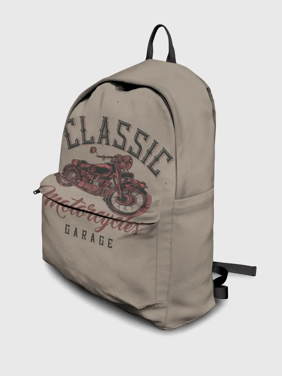 Рюкзак джинсовый / Классические мотоциклы