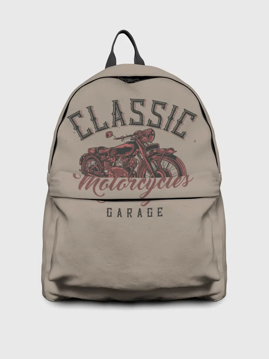 Рюкзак джинсовый / Классические мотоциклы