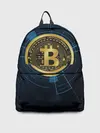 Рюкзак джинсовый / BITCOIN ВАЛЮТА