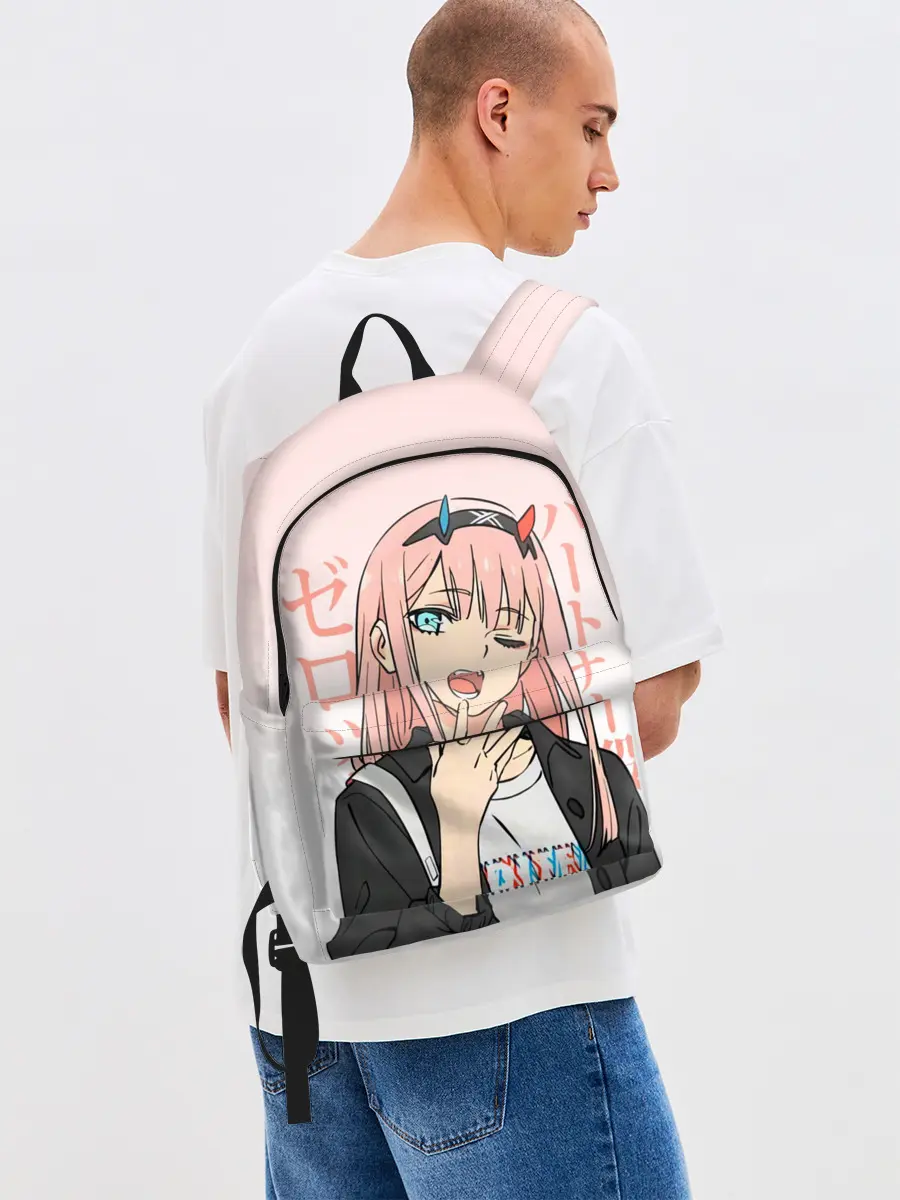 Рюкзак джинсовый / Zero Two Darling in the Franxx