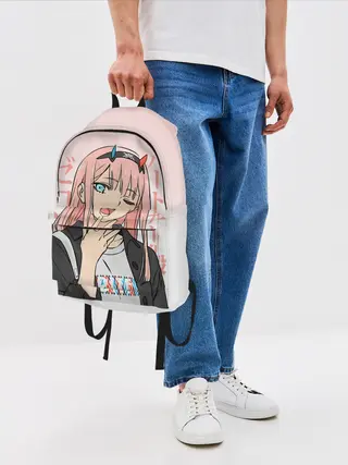 Рюкзак джинсовый / Zero Two Darling in the Franxx