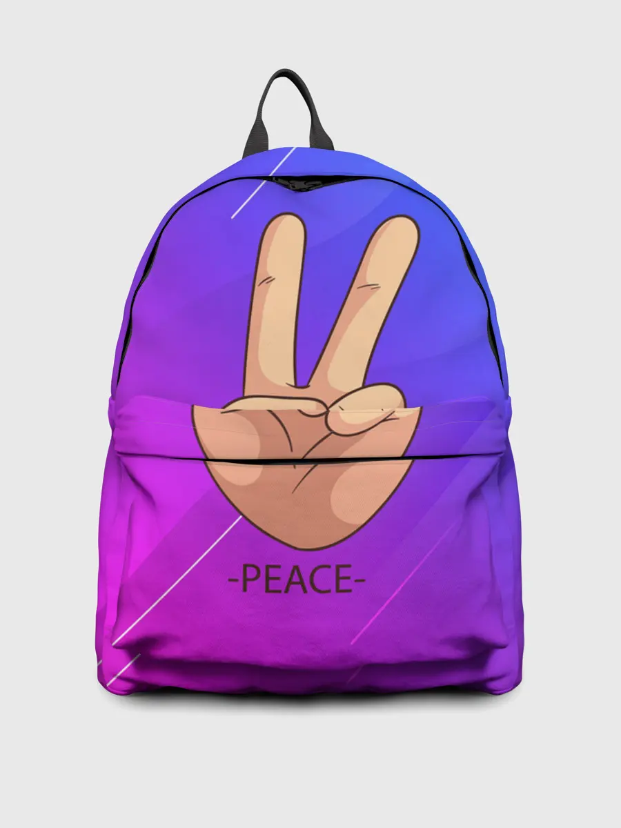 Рюкзак джинсовый / ВСЕМ МИР | PEACE