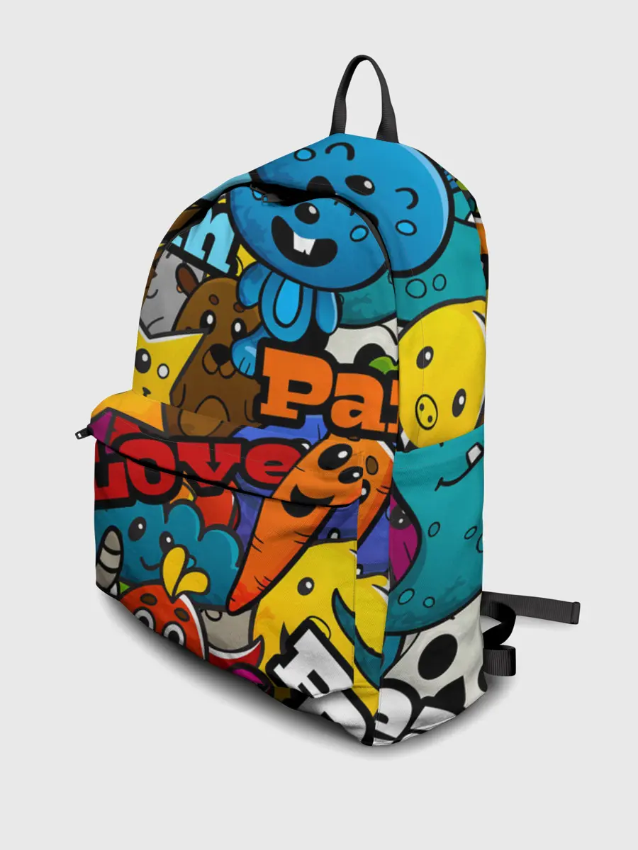 Рюкзак джинсовый / LOVE | PEACE | PARTY