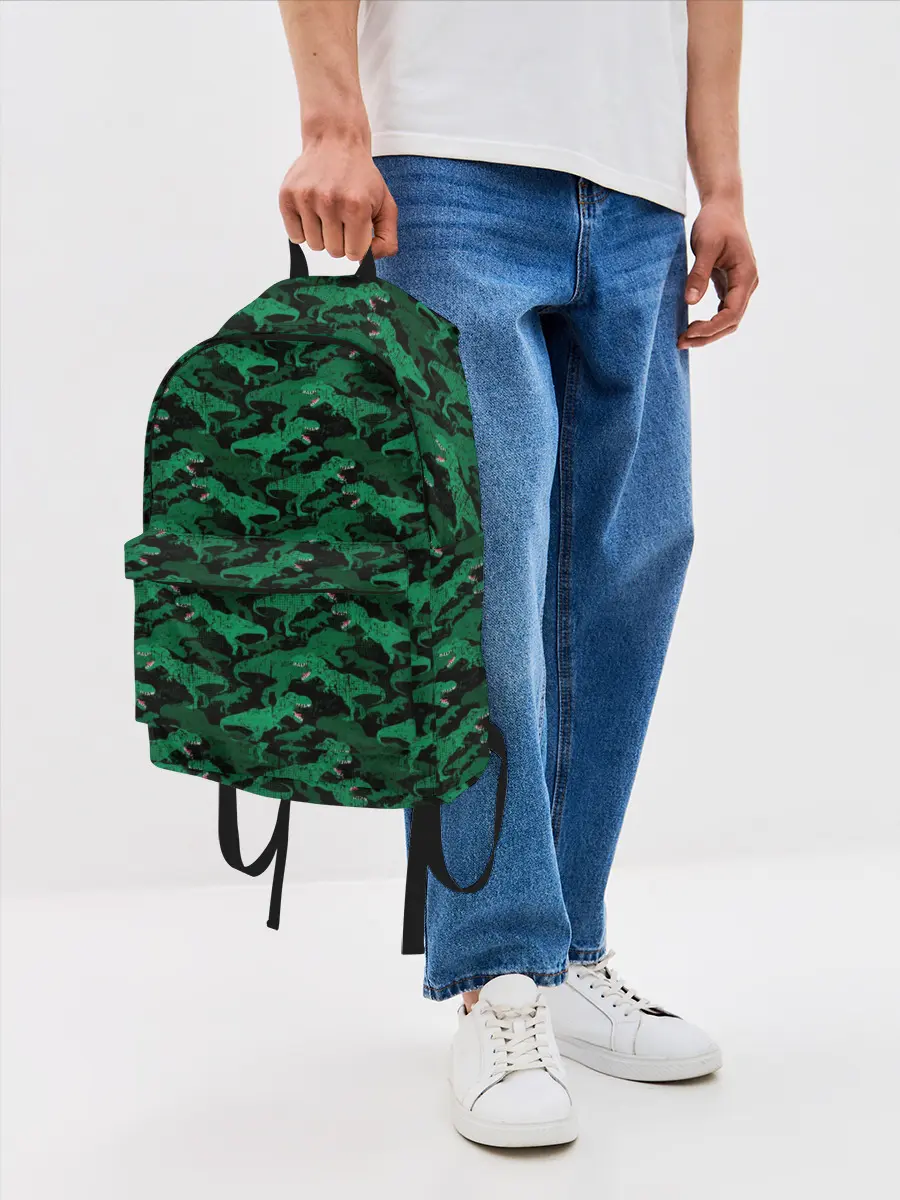 Рюкзак джинсовый / Динозавры