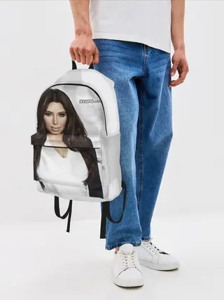 Рюкзак джинсовый / Ким Кардашьян