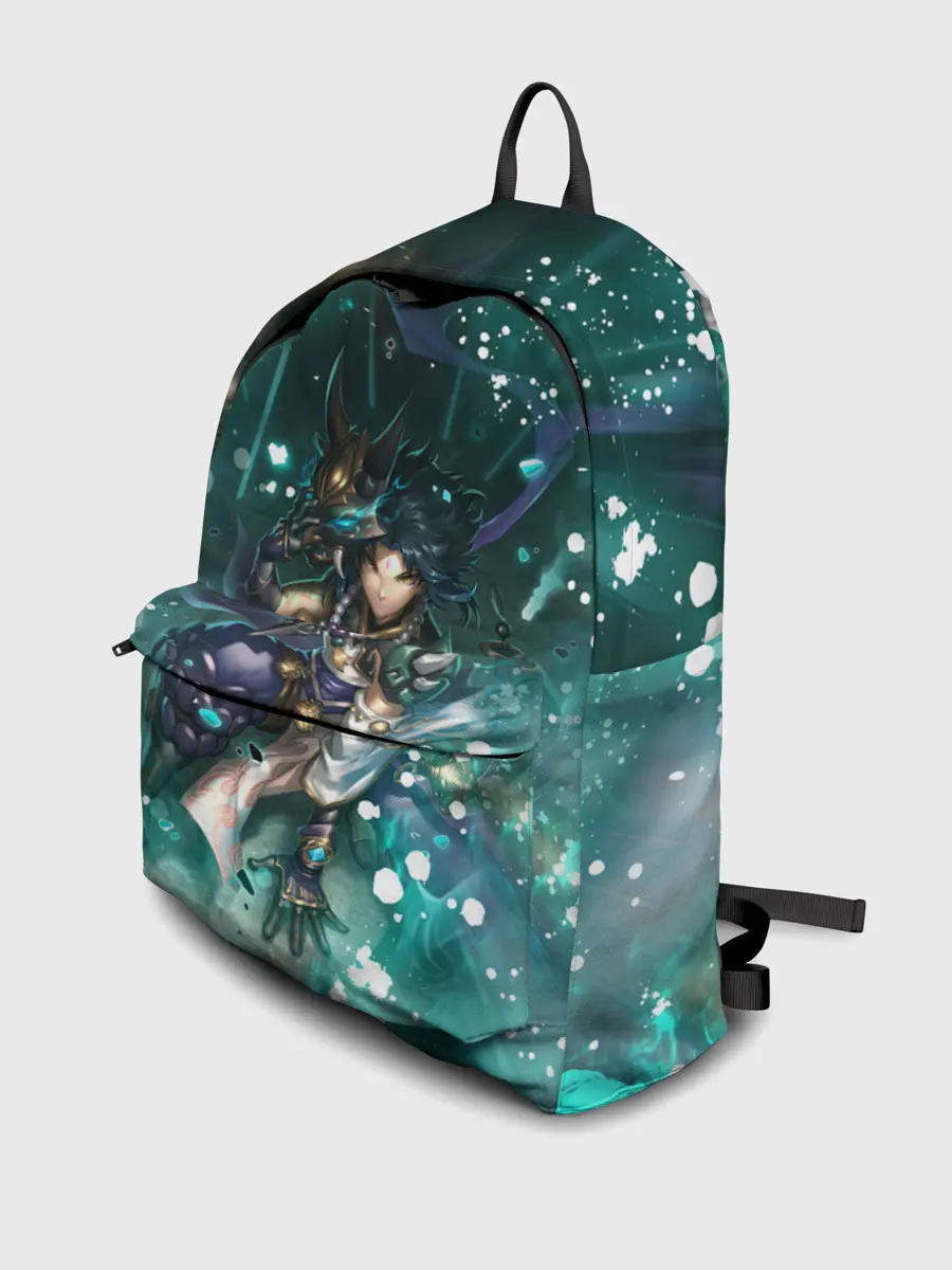 Рюкзак джинсовый / Сяо | Геншин Импакт