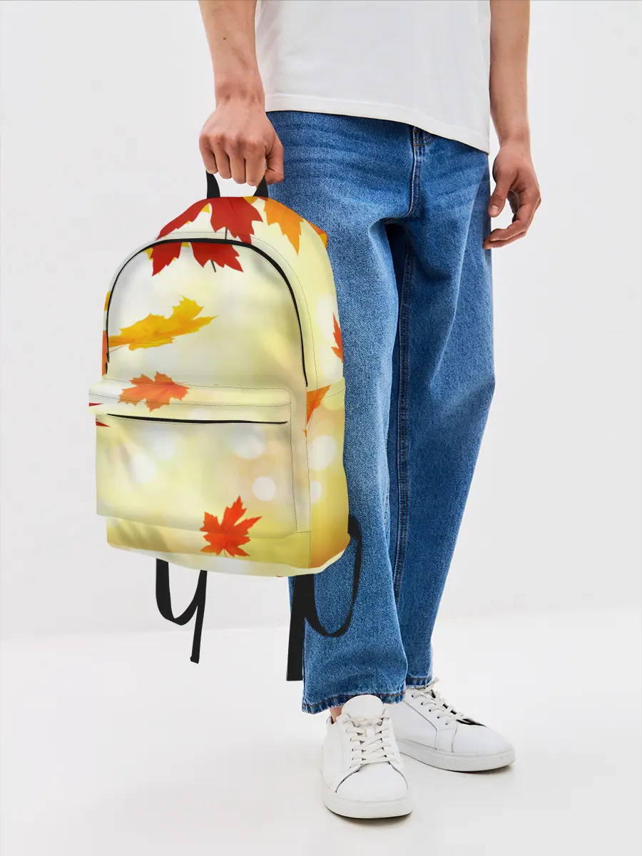 Рюкзак джинсовый / ПАДАЮЩИЙ КЛЕН | ОСЕННЯЯ