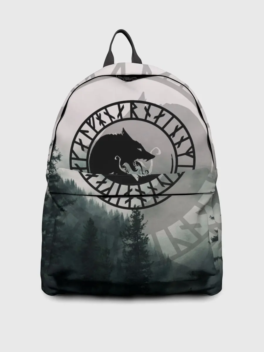 Рюкзак джинсовый / FENRIR | РУНЫ | RUNES