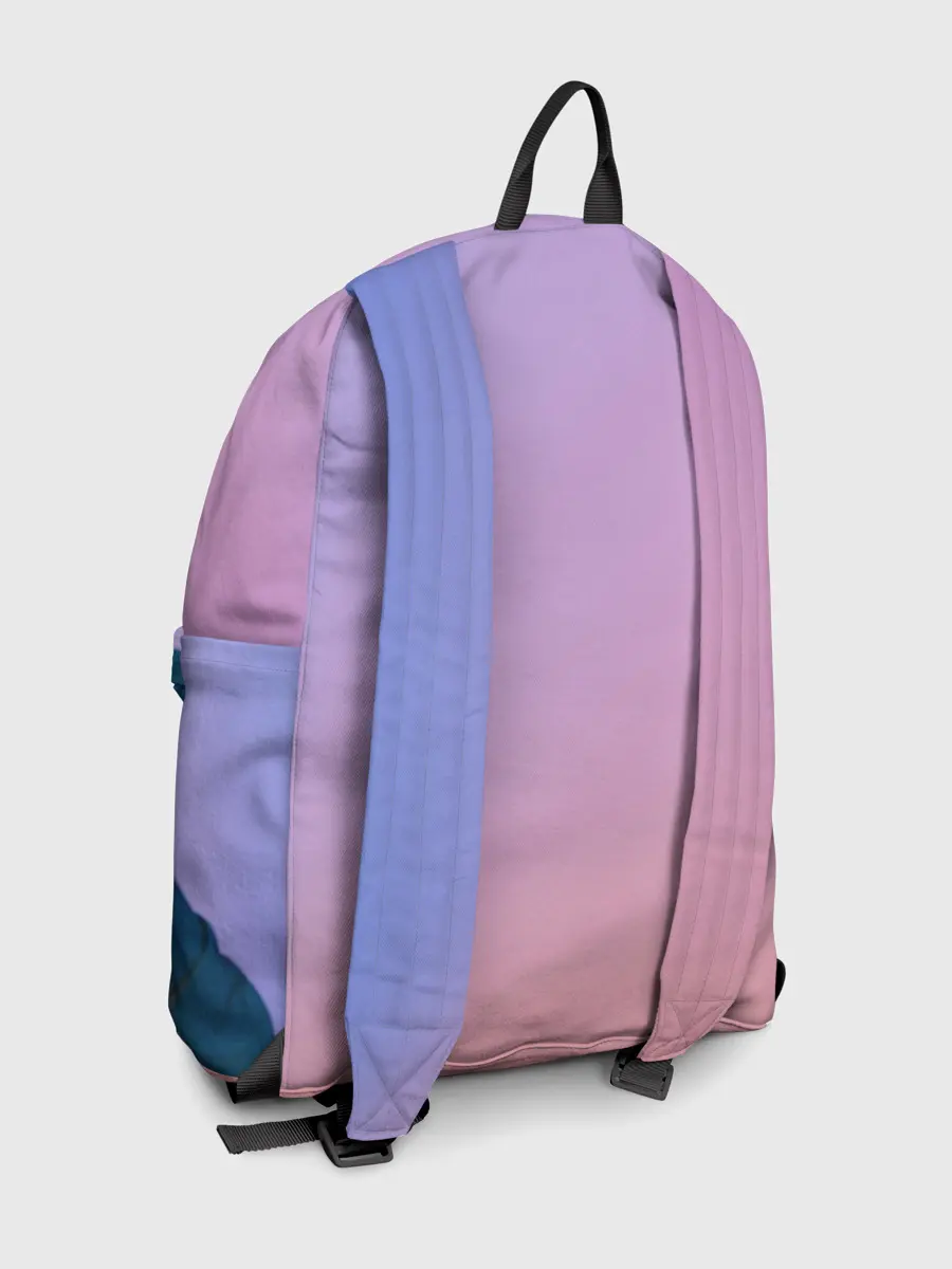 Рюкзак джинсовый / Timothee Chalamet розовый градиент