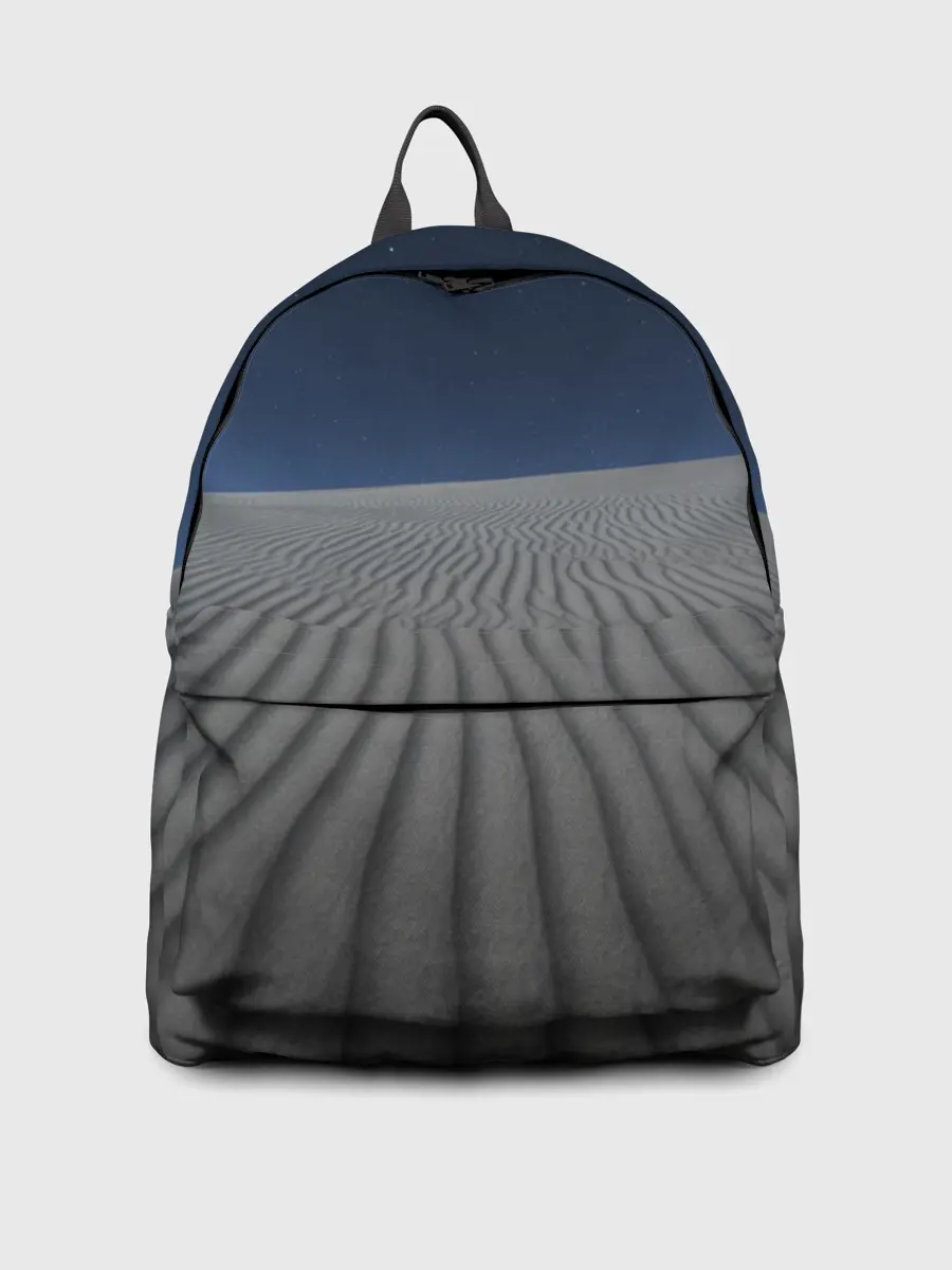 Рюкзак джинсовый / Пустыня дюна песок ночь