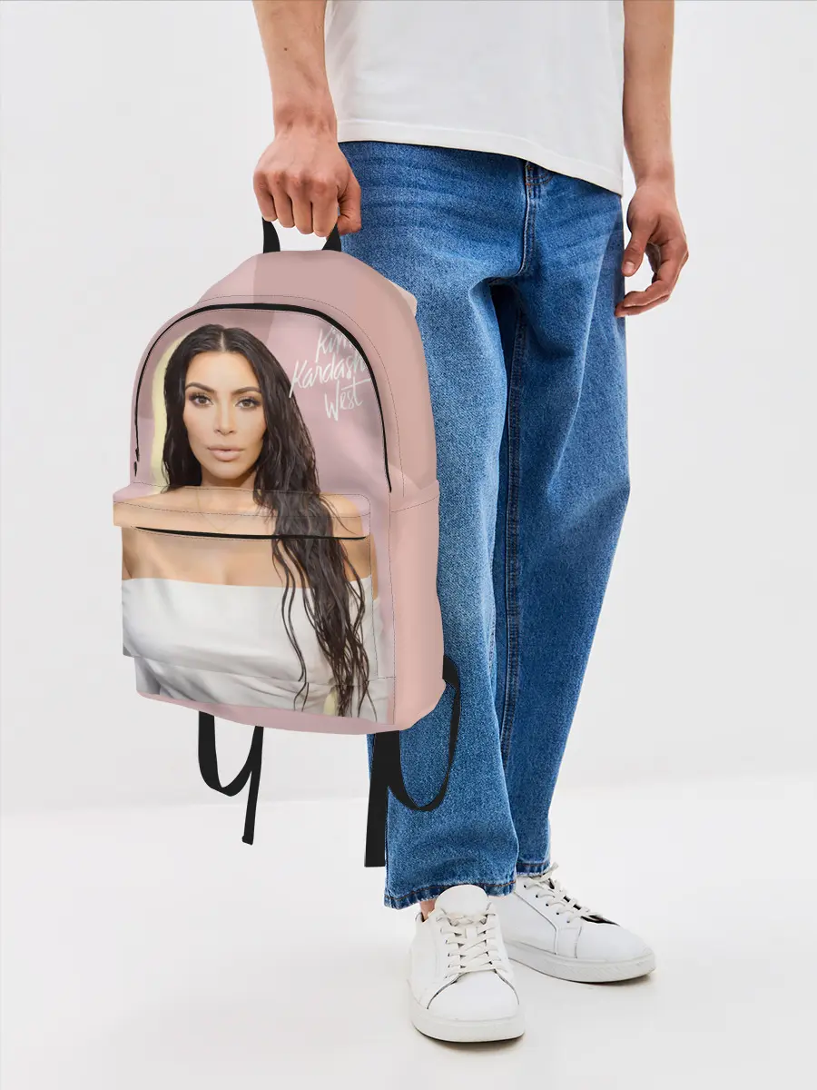 Рюкзак джинсовый / Ким Кардашьян