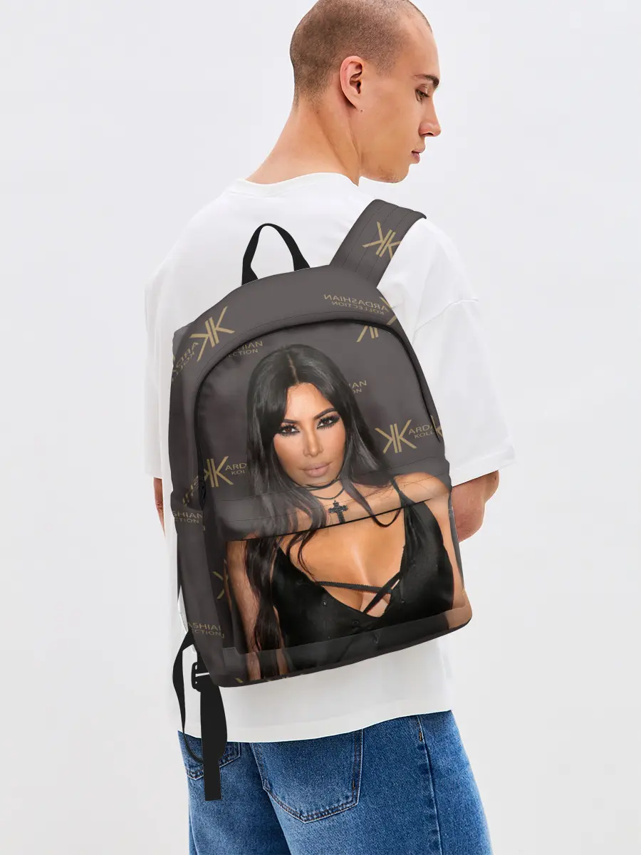 Рюкзак джинсовый / Ким Кардашьян