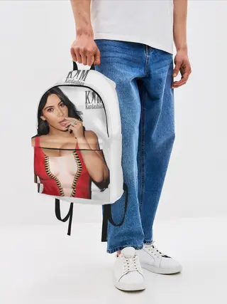 Рюкзак джинсовый / Ким Кардашьян