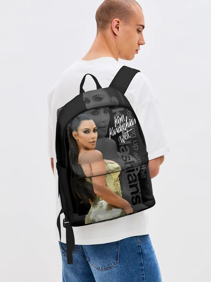 Рюкзак джинсовый / Ким Кардашьян