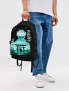 Рюкзак джинсовый / Годжо Сатору Магическая битва