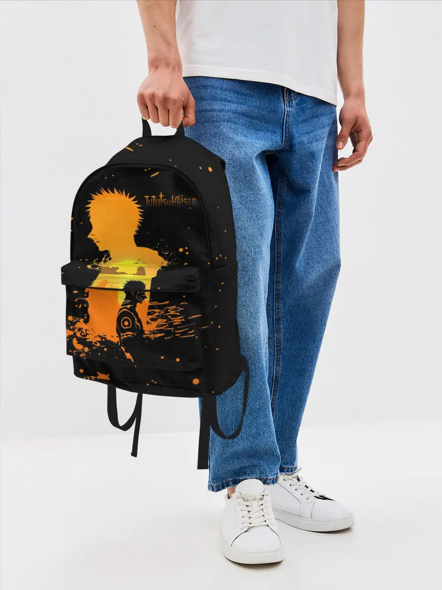 Рюкзак джинсовый / Рёмен Сукуна Магическая битва