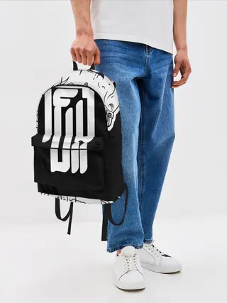 Рюкзак джинсовый / DEMON HELLTREST