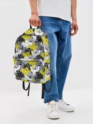 Рюкзак джинсовый / Привидения