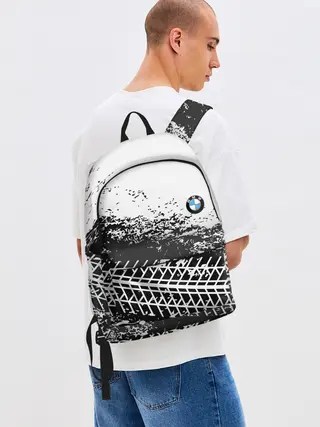 Рюкзак джинсовый / СЛЕД БМВ | BMW