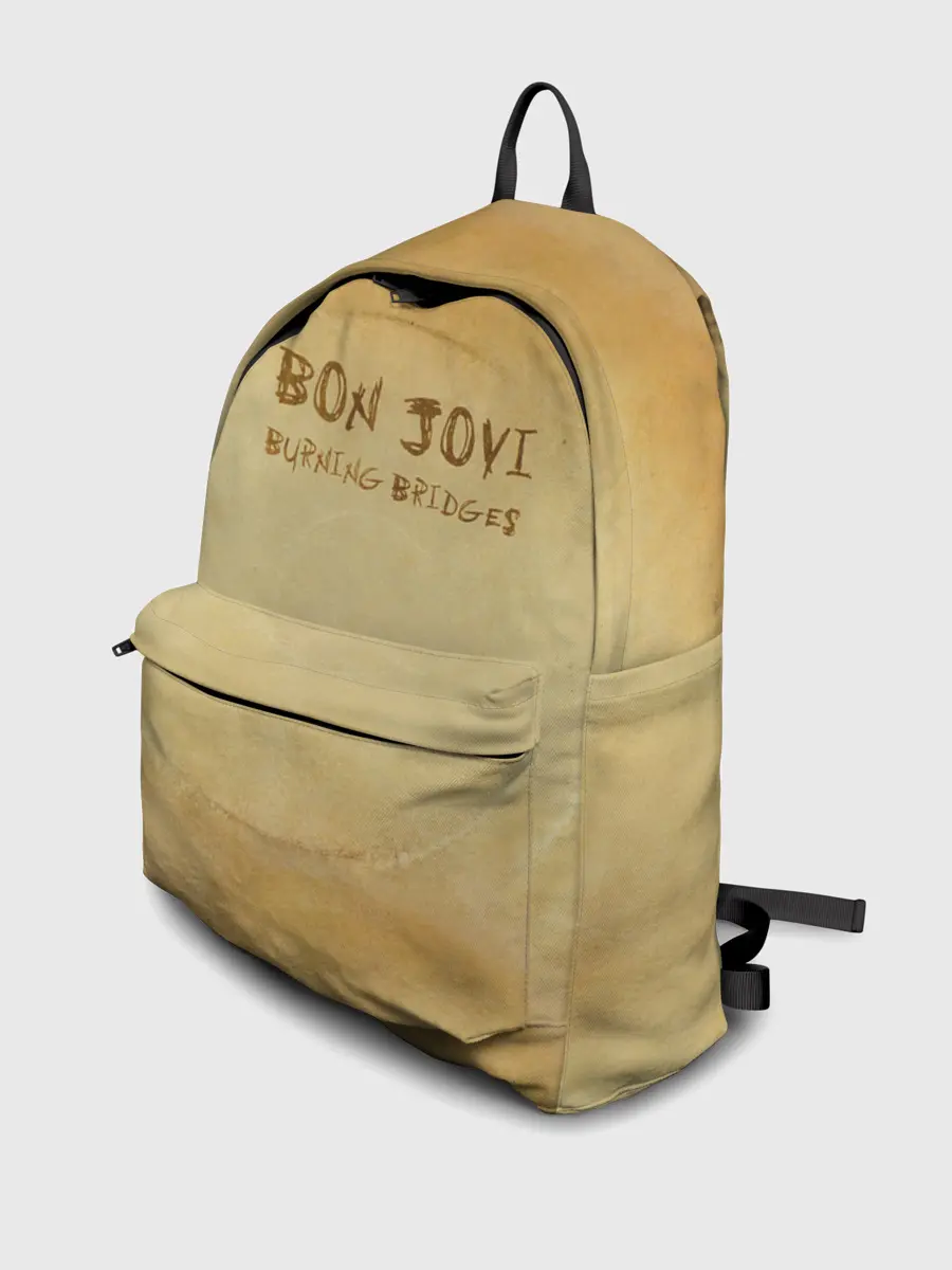 Рюкзак джинсовый / Burning Bridges - Bon Jovi