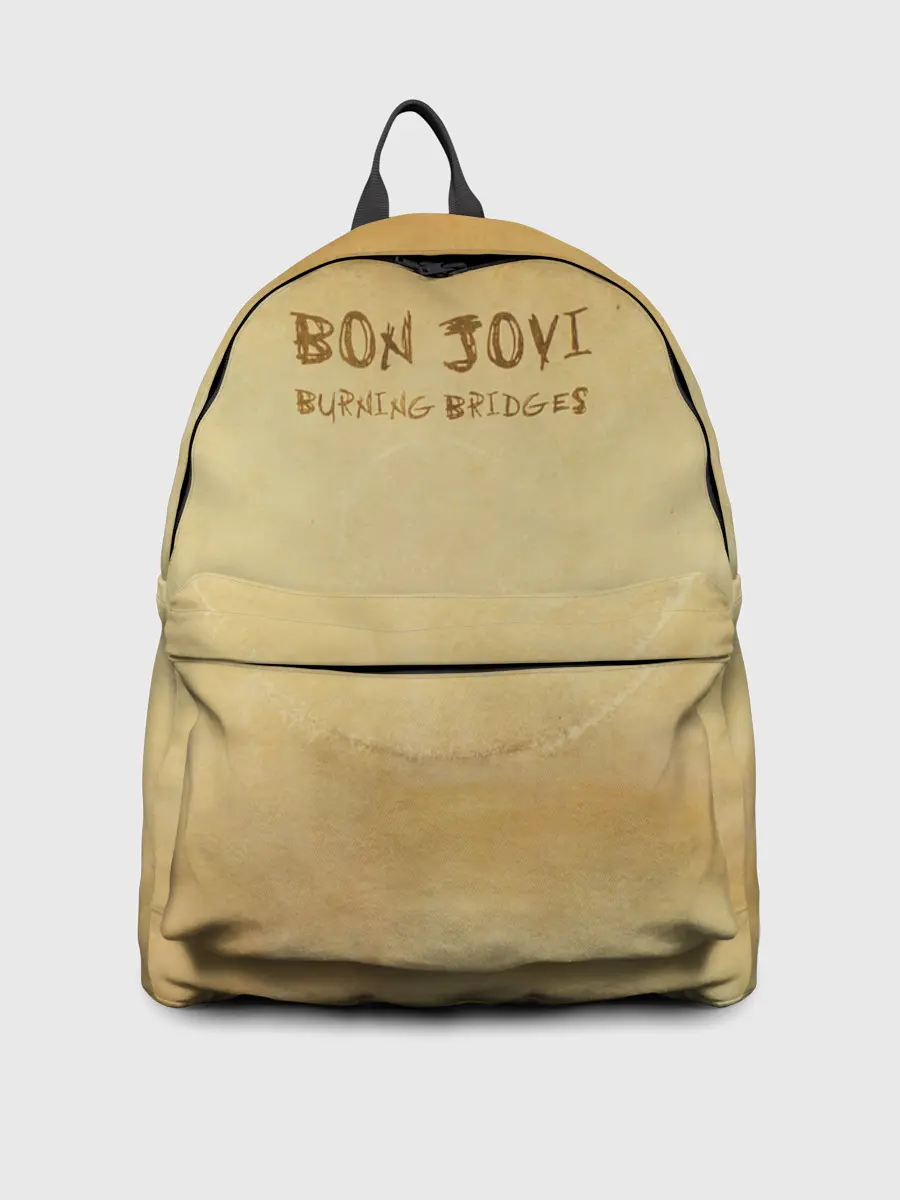 Рюкзак джинсовый / Burning Bridges - Bon Jovi