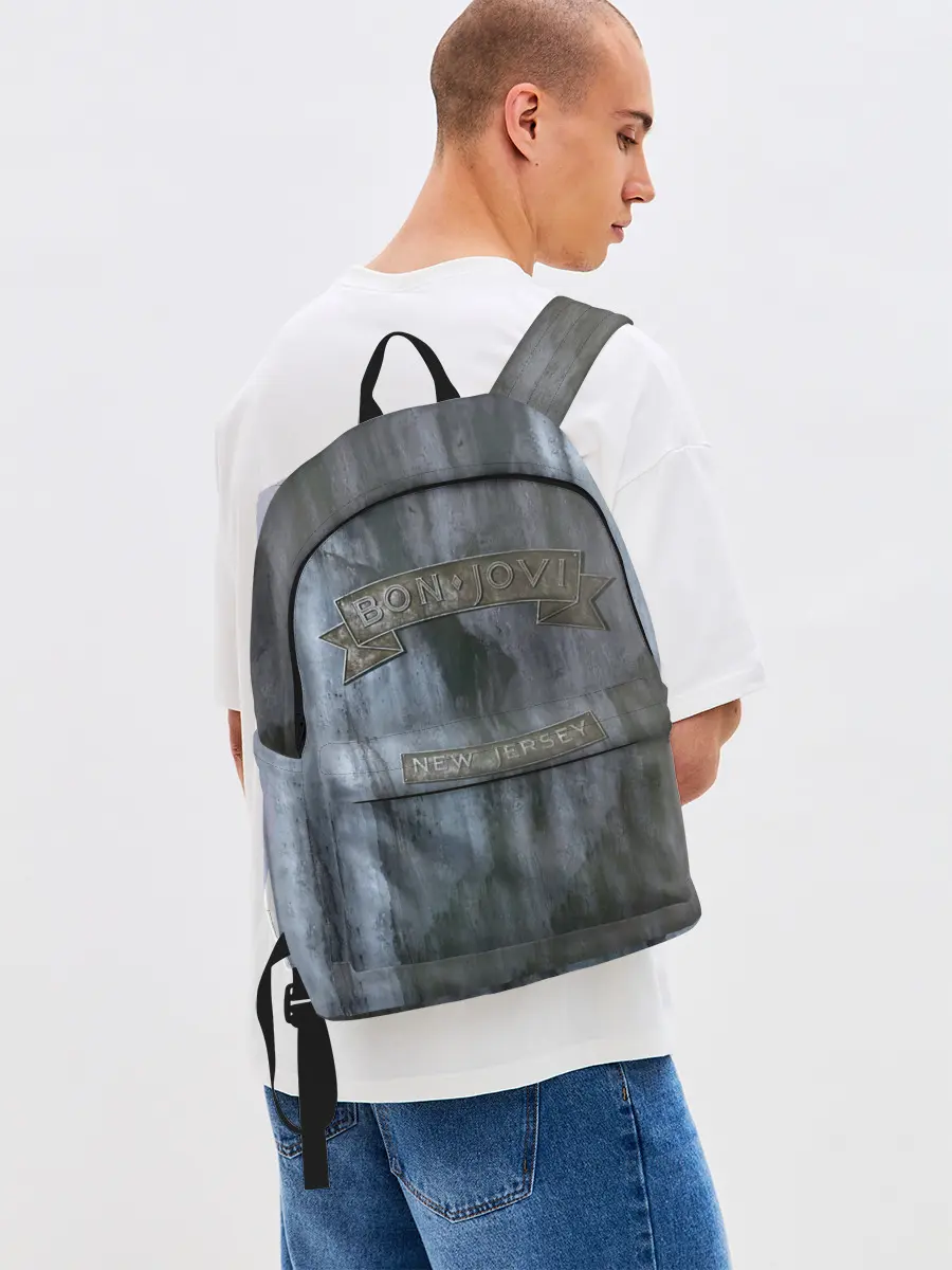 Рюкзак джинсовый / New Jersey - Bon Jovi