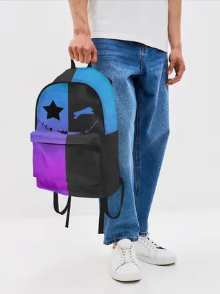 Рюкзак джинсовый / Gradient emoji