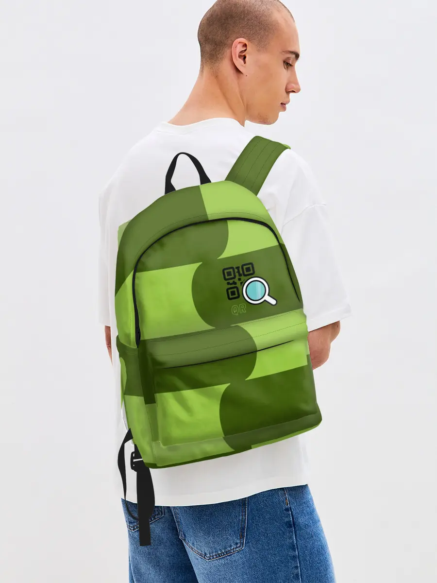 Рюкзак джинсовый / В поисках QR