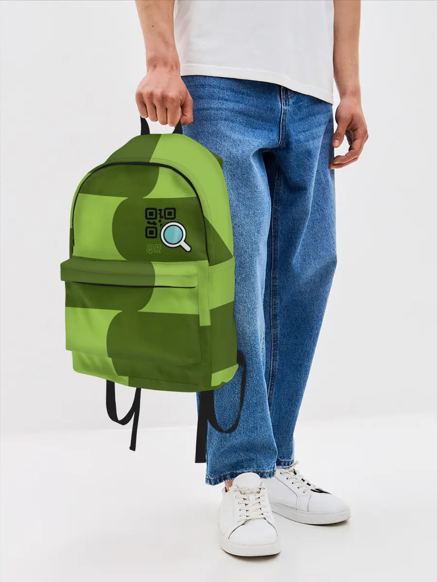 Рюкзак джинсовый / В поисках QR