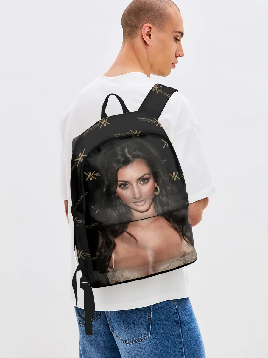 Рюкзак джинсовый / Ким Кардашьян