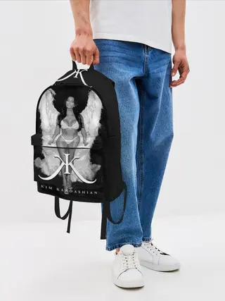 Рюкзак джинсовый / Ким Кардашьян