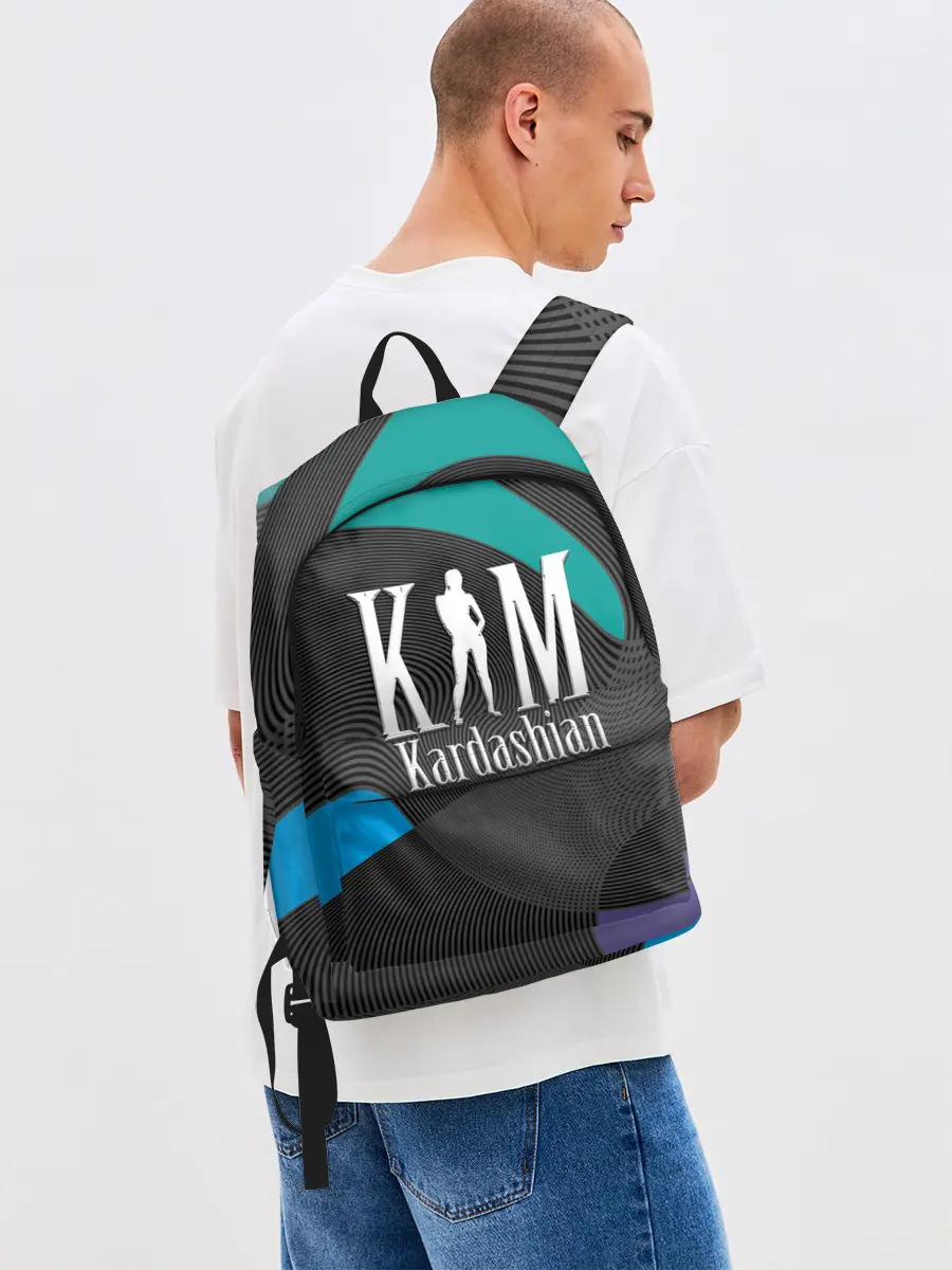 Рюкзак джинсовый / Ким Кардашьян