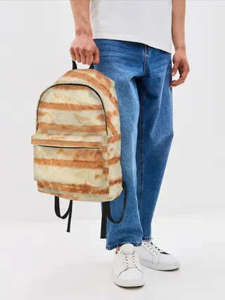 Рюкзак джинсовый / ЛАВАШ | ТОНКИЙ ПЛОСКИЙ ХЛЕБ