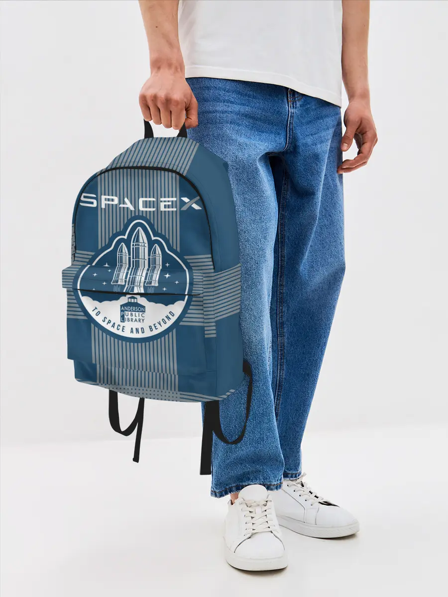 Рюкзак джинсовый / Space X