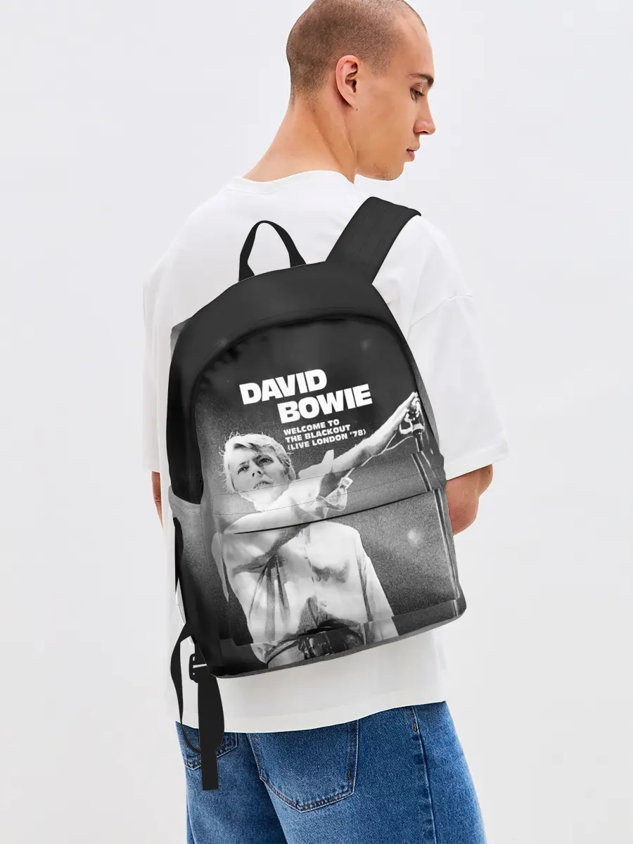Рюкзак джинсовый / Welcome to the Blackout - David Bowie
