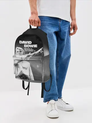 Рюкзак джинсовый / Welcome to the Blackout - David Bowie