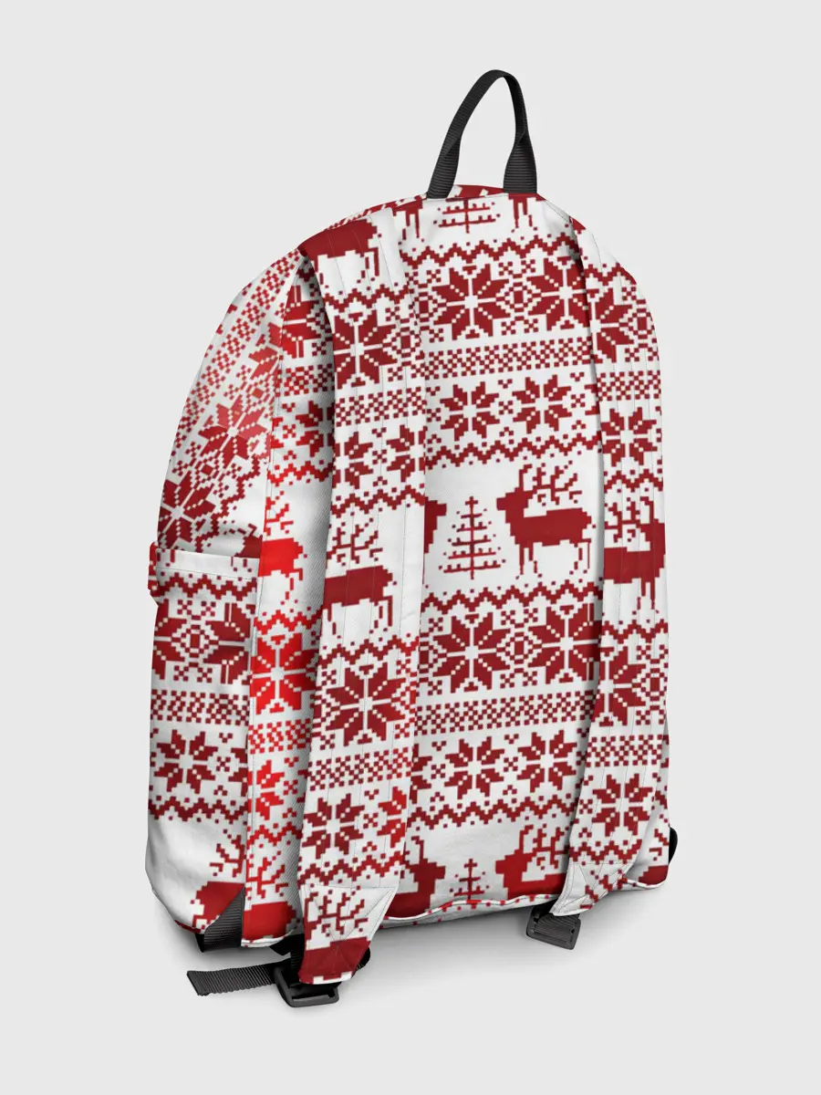 Рюкзак джинсовый / Зимний лес