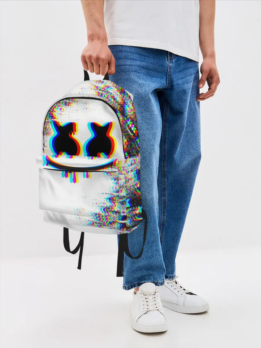 Рюкзак джинсовый / MARSHMELLOW GLITCH