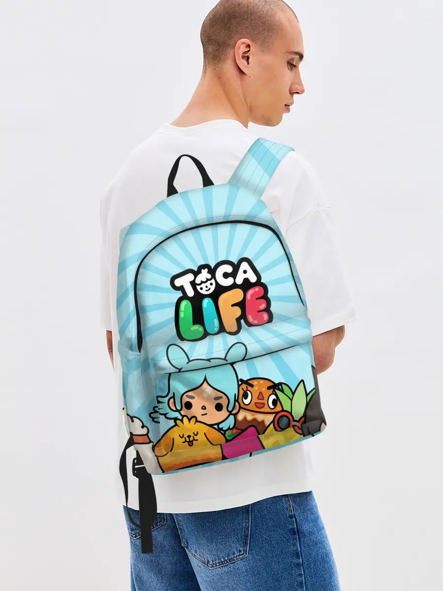 Рюкзак джинсовый / Toca boca life