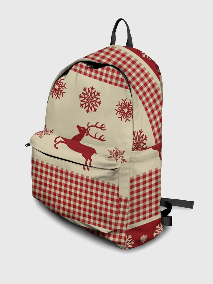 Рюкзак джинсовый / Олени