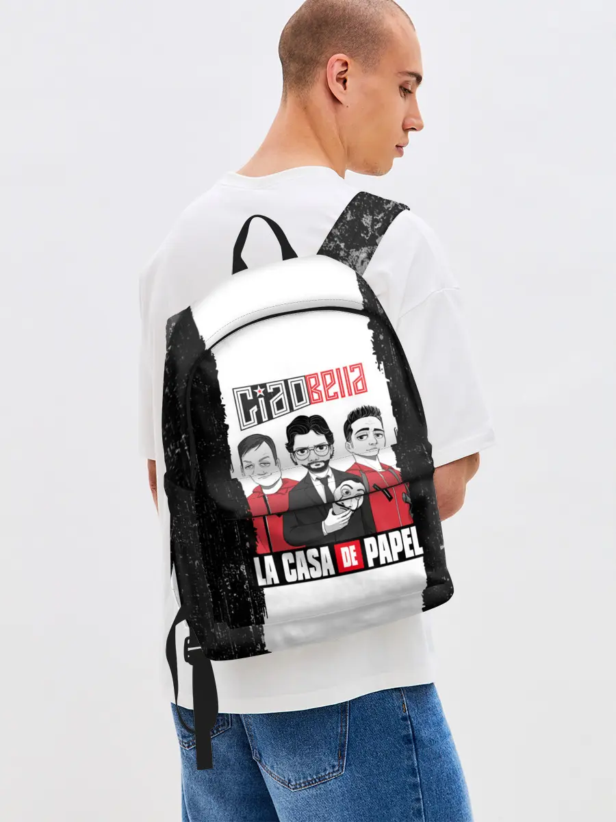 Рюкзак джинсовый / Палермо | Професор | Денвер | Бумажный дом