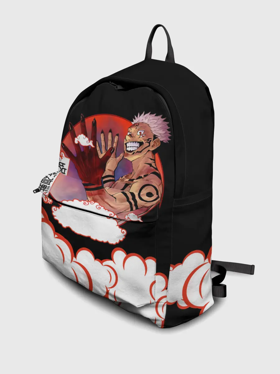 Рюкзак джинсовый / Рёмен Сукуна Магическая битва