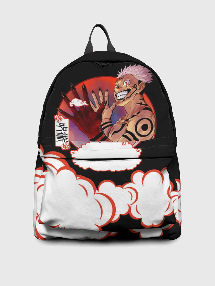 Рюкзак джинсовый / Рёмен Сукуна Магическая битва