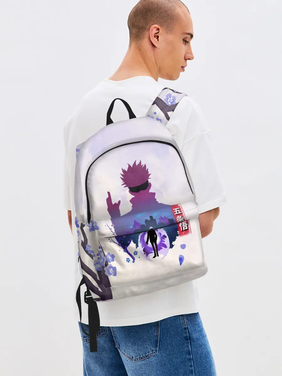 Рюкзак джинсовый / Годжо Сатору Магическая битва