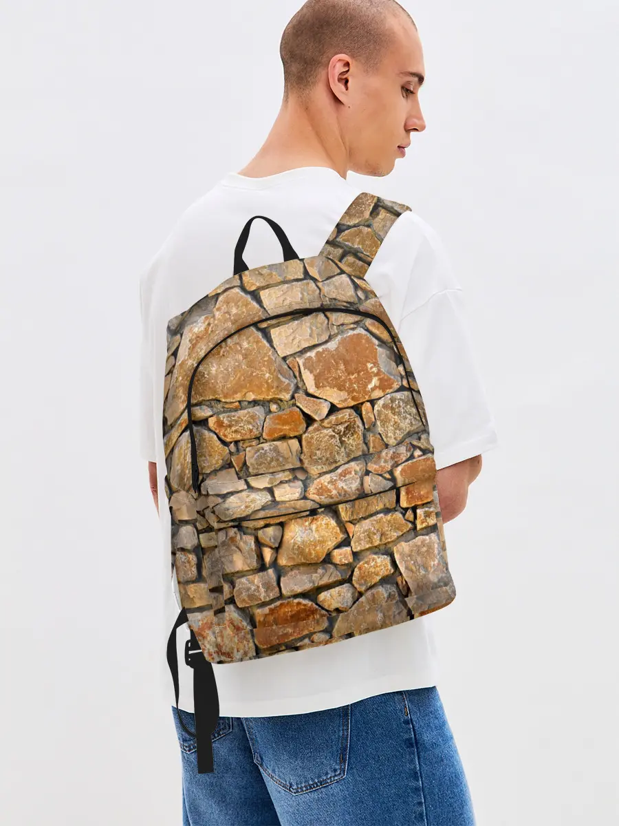 Рюкзак джинсовый / Каменная стена