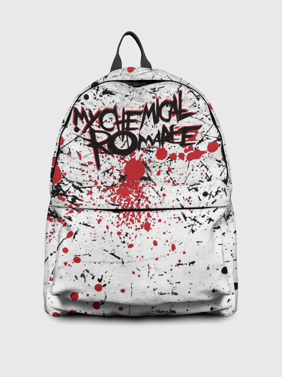 Рюкзак джинсовый / Кемикал Романс Рок Группа Лого